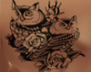 [G] Female Owl Back Tat