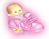 Baby in Pink Shoe