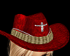 {FA} Red CowGirl Hat