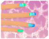 [TCF]AquaBlue nails