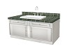 D's White Cabinet Sink