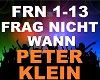 Peter Klein - Frag Nicht