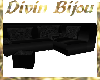 DB Classic Black Sofa