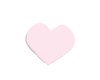 light pink heart