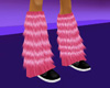 s~n~d pink leg warmers