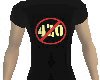 Anti 420 black shirt (M)