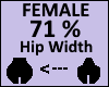 Hip Scaler 71% Female