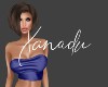 X Silk Sexy Top Blue