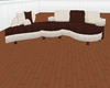 brown sofa 2 & 12p