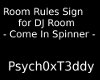 Rule4 ComeInSpinner room