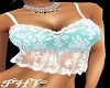 PHV Teal Lace Top