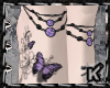 |K| Lilac Butterfly Feet