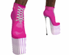 platform heels pink