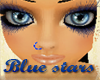 ~HB~Blue stars nose Ring