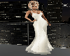 CREME PEARLS GOWN