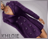 K purple  jacket dress