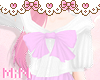 ♡ Pinku bow top