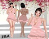 IRA♣Summer pink dress