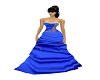 blue ball gown