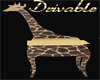 Chevet girafe Drivable