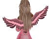 pink blk animated wings