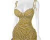 Gold Cream Dress DQJ
