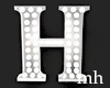 Silver Letter H