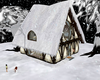 Small winter lodge