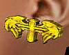 Earrings Cross Gold (F)