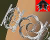 Silver dina bracelet (R)