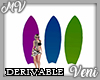 Derivable Surfboards x3