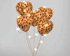 Heart Balloons - Cheetah