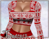 Red Xmas PJ Top