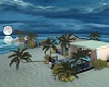 Romantic night beach