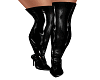 $ Black Pvc HighThigh $