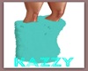 FUR BOOTS TEAL