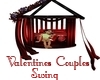 Valentines couple swing