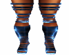 Elect Blue Thigh Boots