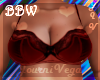 Bra BBW red