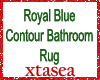 Royal Blue Contour Rug
