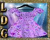 Purple Flowered Dress