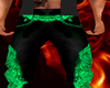 rave green dragon pants