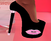 BLack Shoes Pink Lips