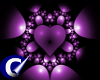 Purple Hearts Black Pict