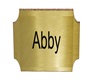 Abby wall plaque