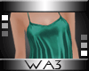 WA3 Slip Dress Green