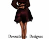 burgundy boho skirt