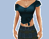 TF* TiedUp Blue Top