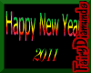 Happy New Year 2011 Sign