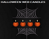 Halloween Cobweb Candles